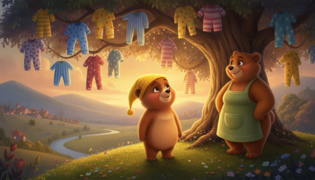 Küçük Ayı Boncuk ve Pijama Ağacı